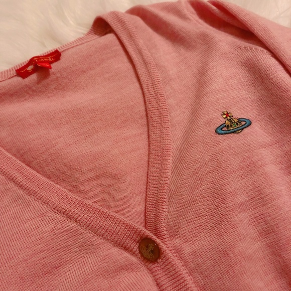 Vivienne Westwood Red Label Pink Cardigan - Picture 2 of 4